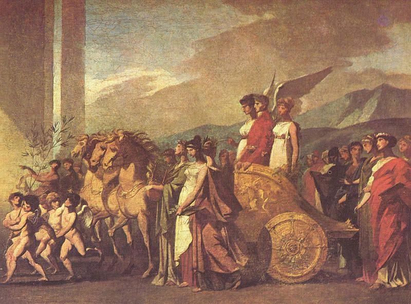 Pierre-Paul Prud hon Triumph Bonapartes oder Der Frieden oil painting image